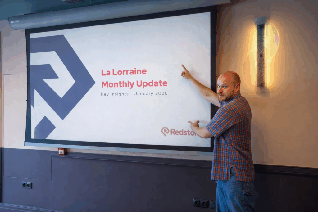 Presenteren bij La Lorraine